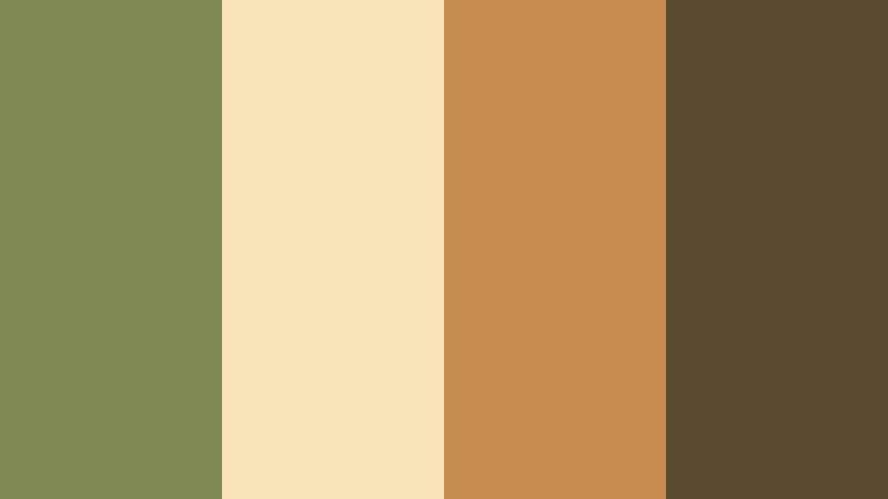 harvest market bokeh soft olive drab color palette with hex codes