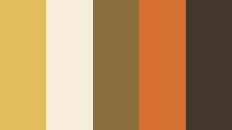 harvest market morning old gold color palette with hex codes