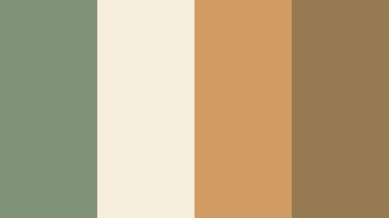 harvest market stroll sage leaf color palette with hex codes