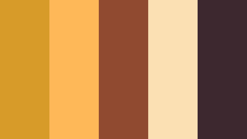 harvest porch sunset honey mustard color palette with hex codes