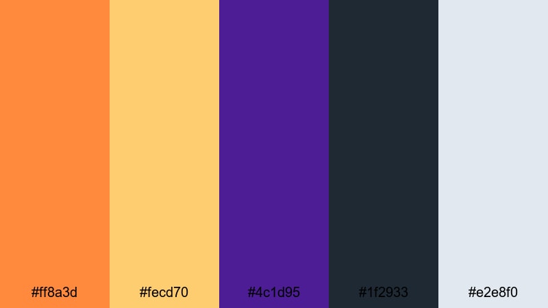 haunted house porch lights halloween color palette with hex codes