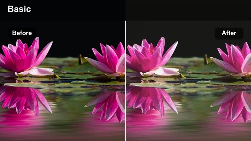 Cozy café interior with a soft amber gradient hazing the background while the subject remains clear.