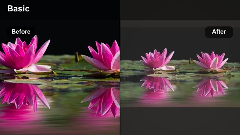 Vlog clip of coffee and window light with a hazy morning aesthetic filter applied