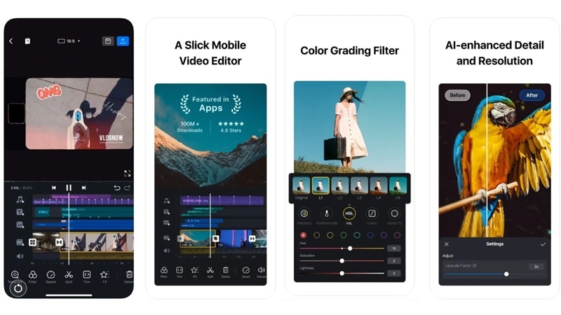 vn top hdr video editing app