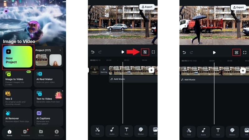 import video and turn on hdr