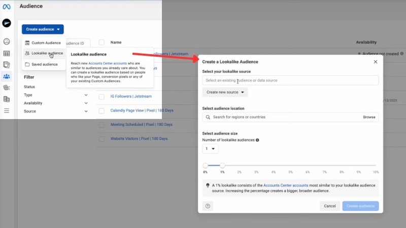 facebook health ads lookalike audiences