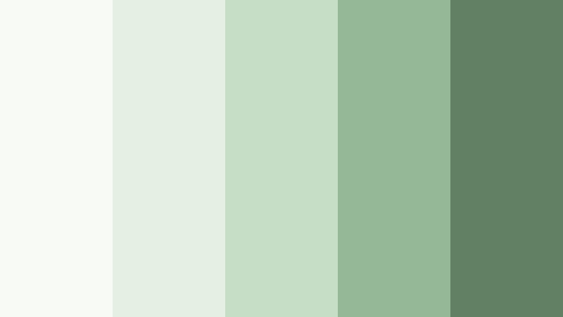 herbal kitchen light mint sage color palette with hex codes