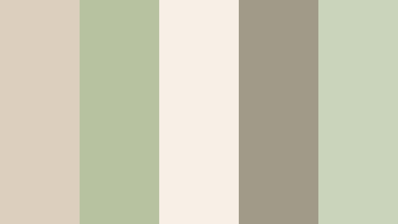herbal linen calm sage beige color palette with hex codes