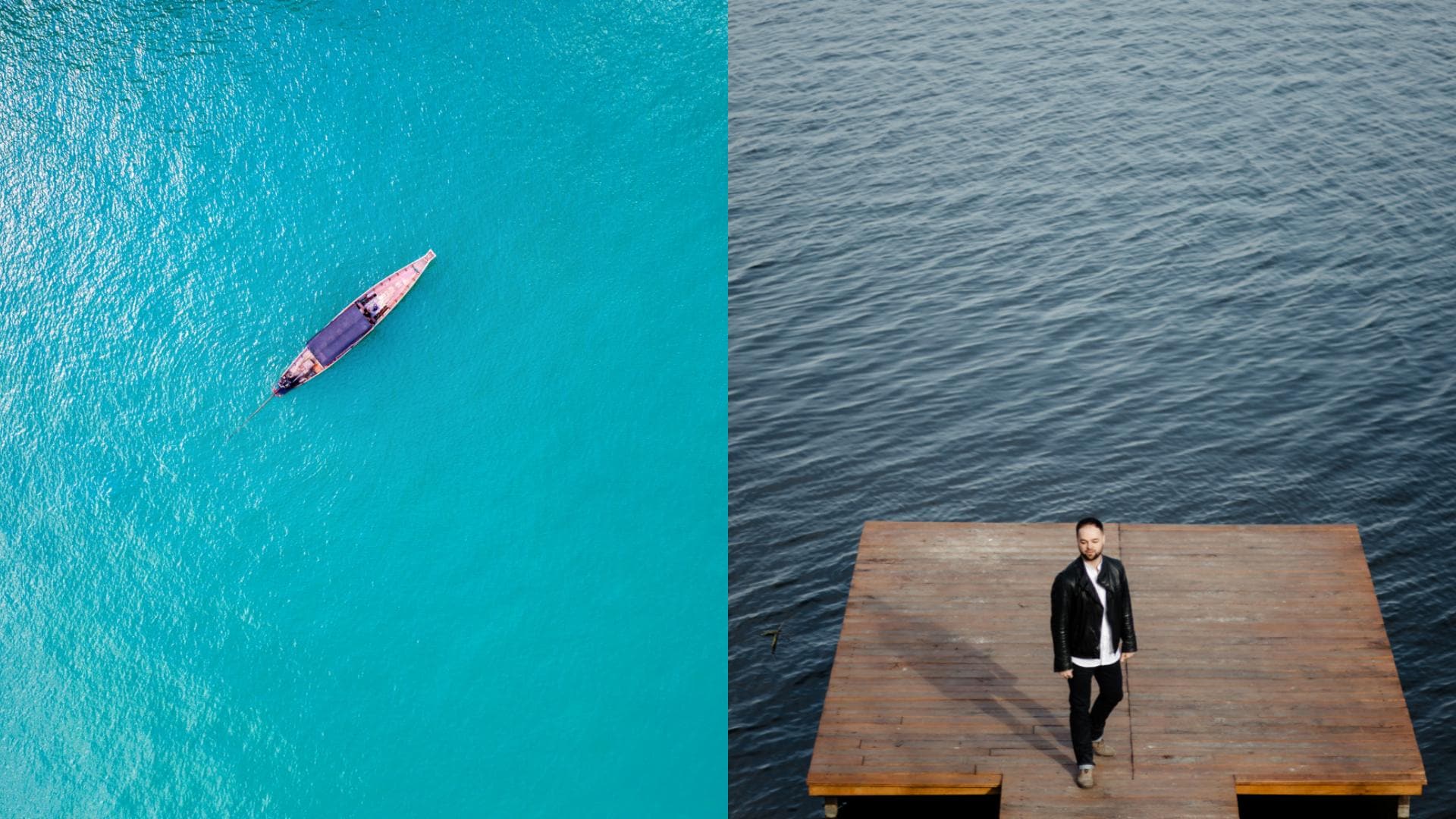 top angle vs high angle shot