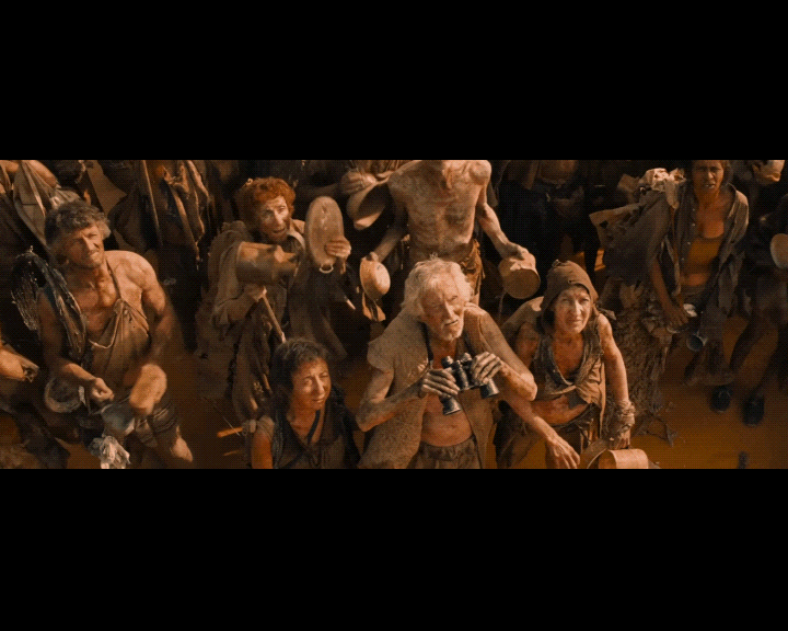 top angle shot example mad max