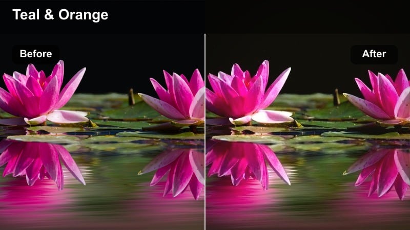Fashion model on a rooftop at golden hour with warm cinematic color grading