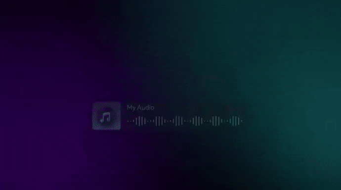 filmora ai audio to video feature