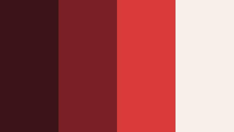 holiday cabernet spark deep mahogany red color palette with hex codes