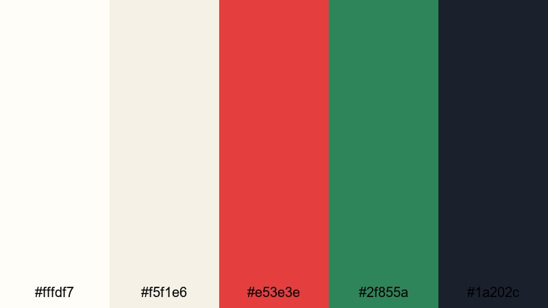 holiday market snow snow color palette with hex codes