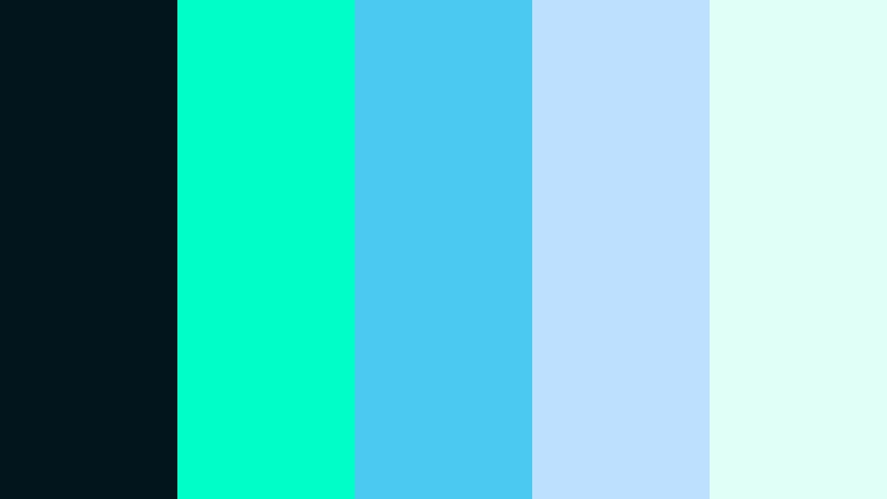 hologram circuit 3d animation color color palette with hex codes