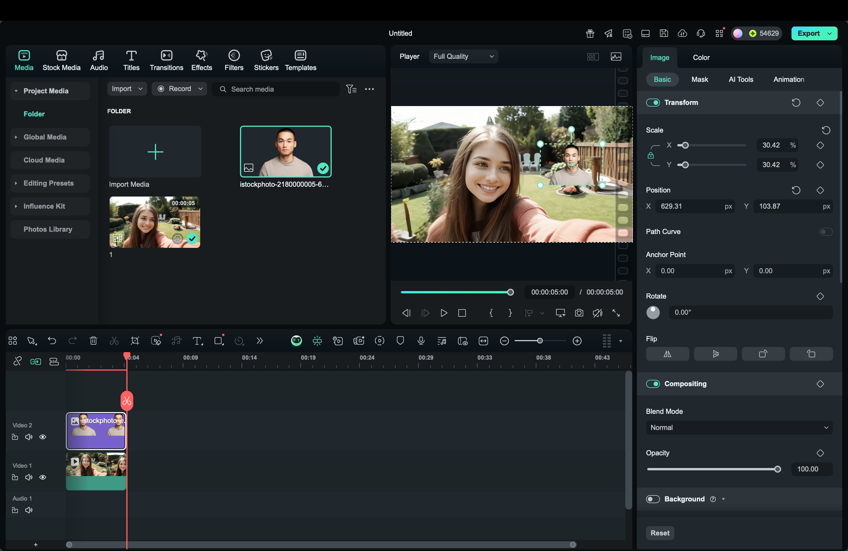 import video filmora