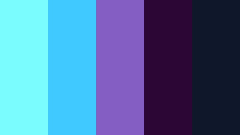 hologram rain scene anime color color palette with hex codes