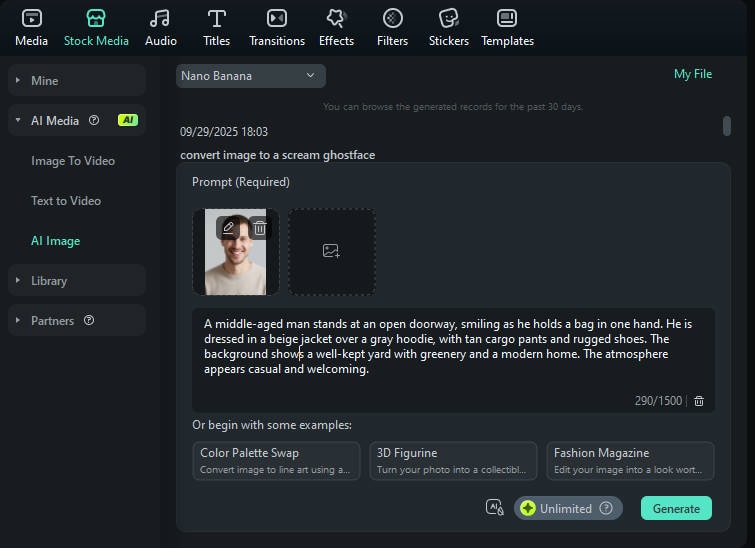 homeless man ai prompt examples