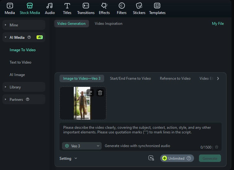 open ai image to video homeless man ai feature