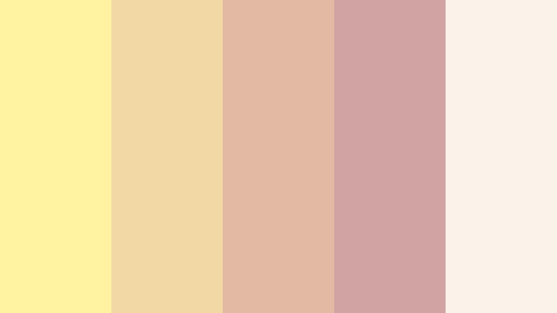honey butter workspace pastel lemon color palette with hex codes