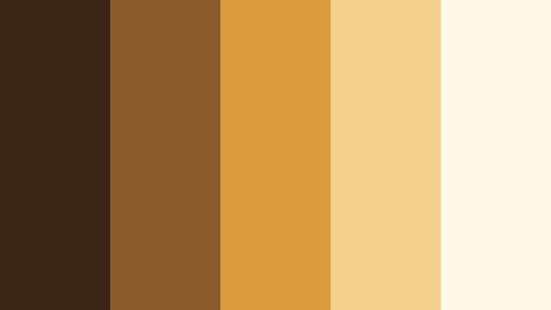 honey cream luxe product video color color palette with hex codes