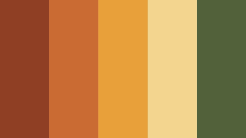 honey roasted harvest food video color color palette with hex codes