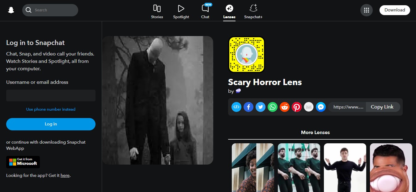 snapchat scary filter for photo