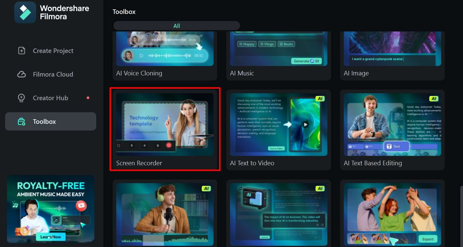 filmora screen recorder