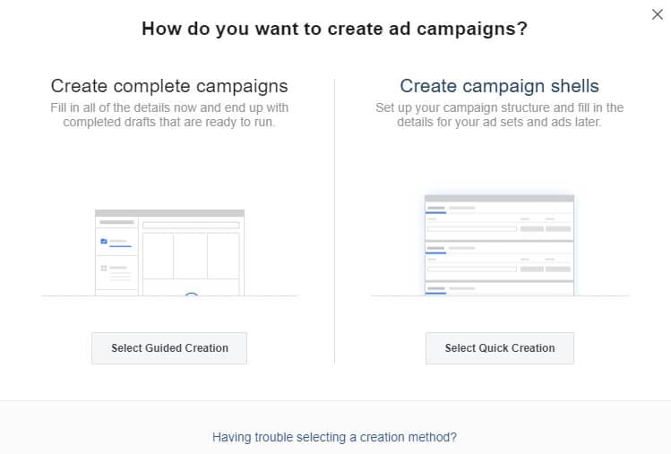 Facebook Campaign Creation Guide Types 