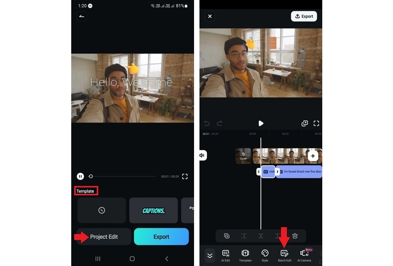 customize and edit your captions