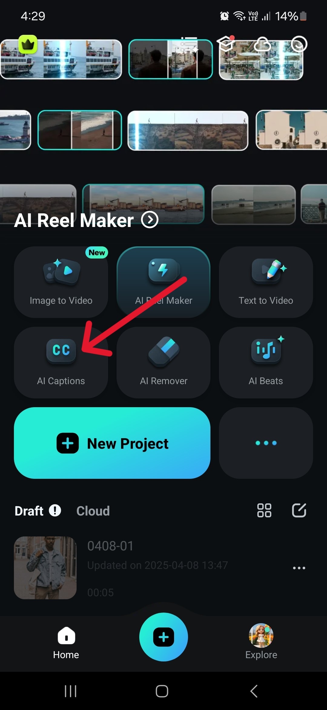 filmora mobile ai captions
