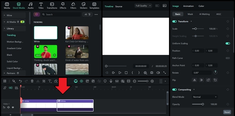add solid colors to timeline