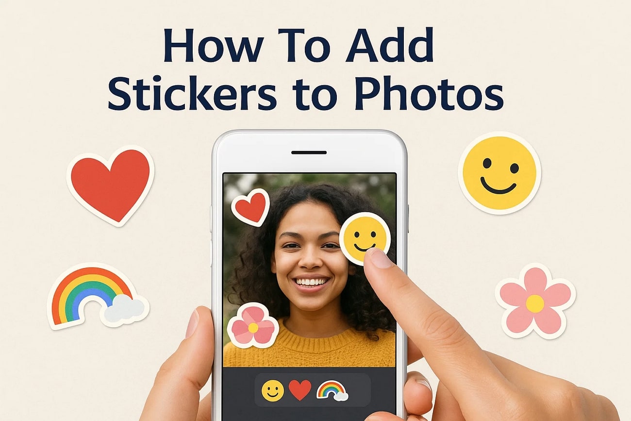 guide to add stickers to photos
