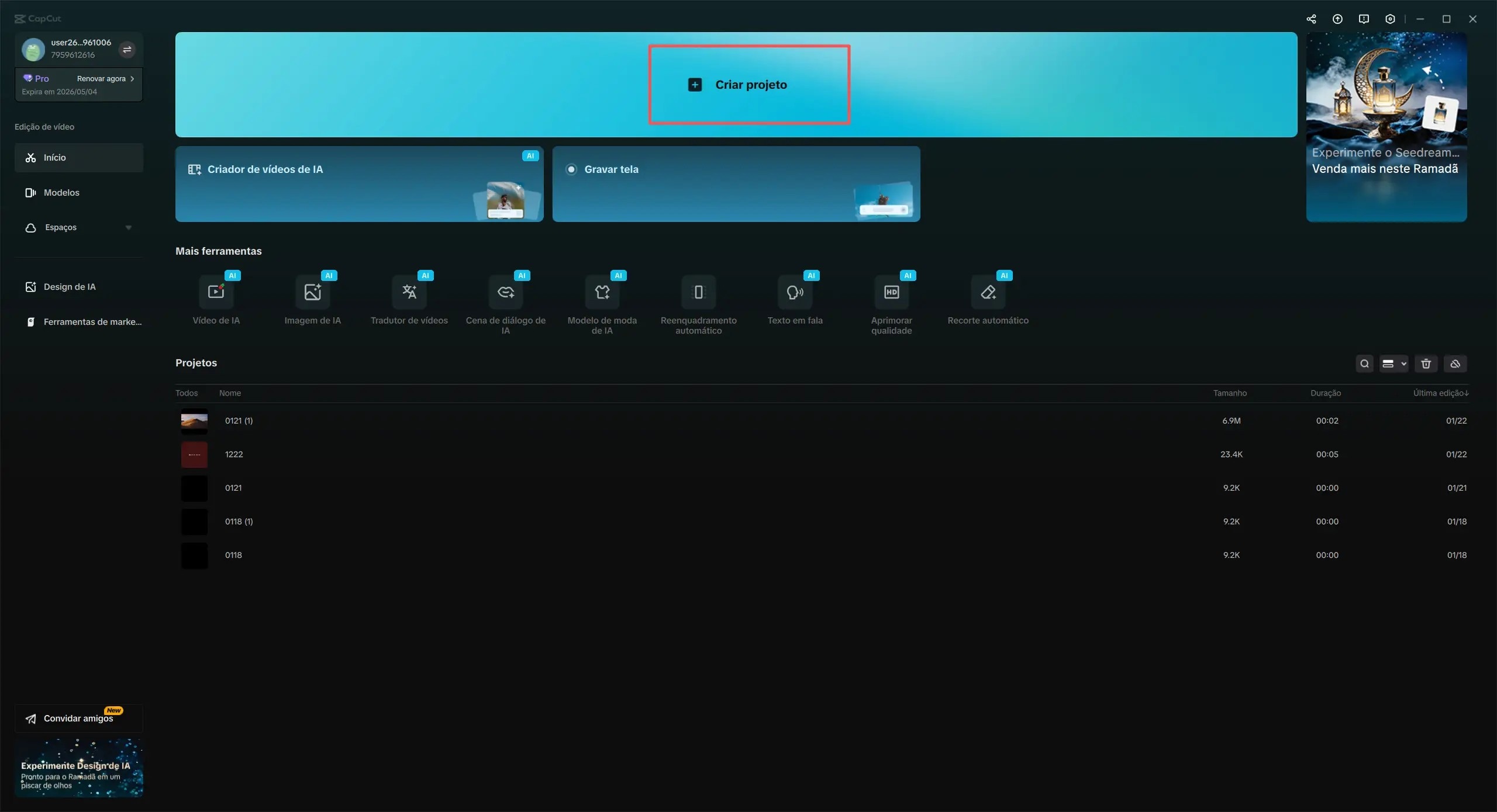 import your video