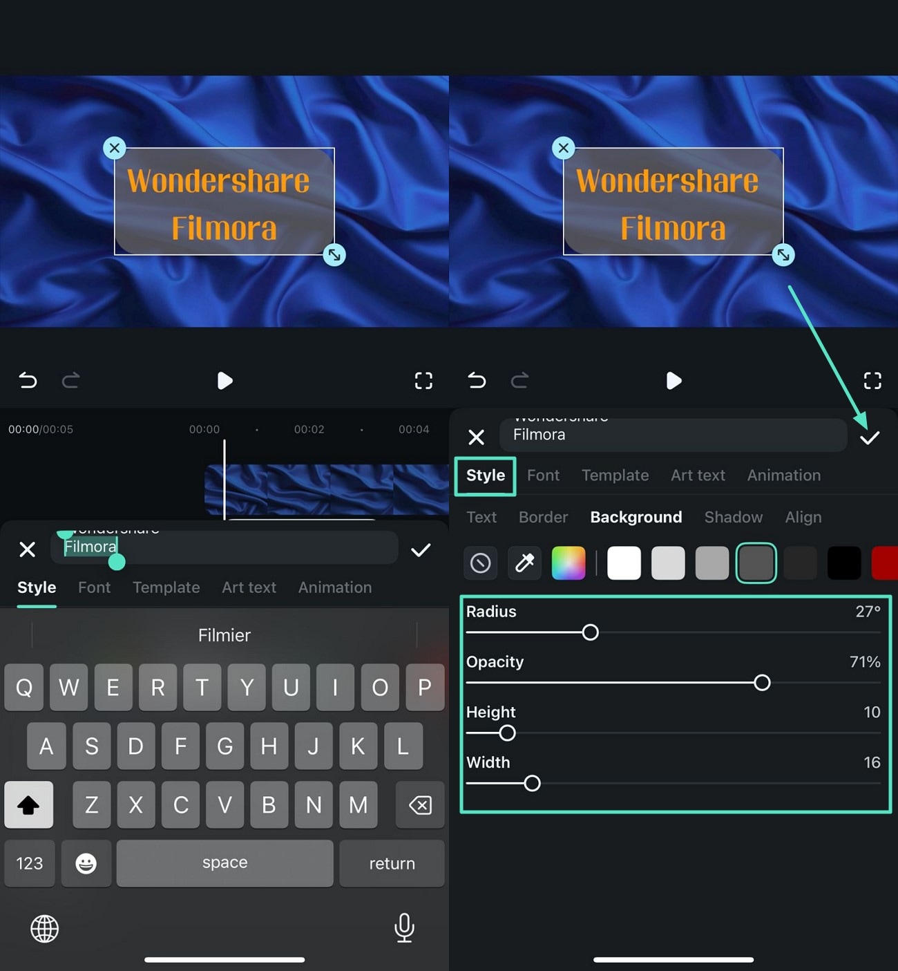 add text and stylize