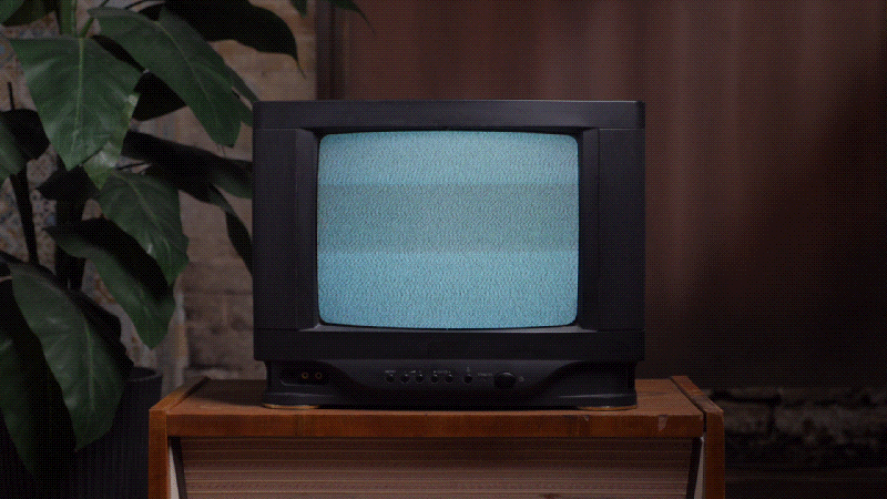 static tv sound effect