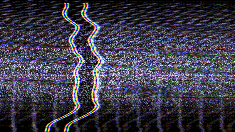 tv static visuals to pair with