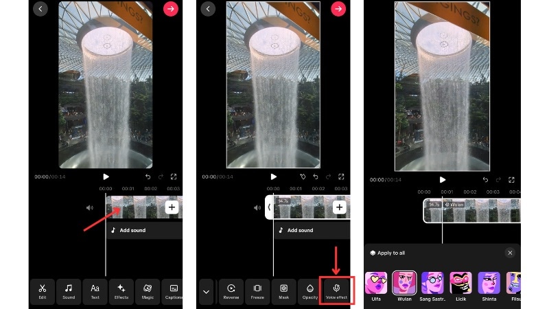 appliquer des effets de voix à votre séquence