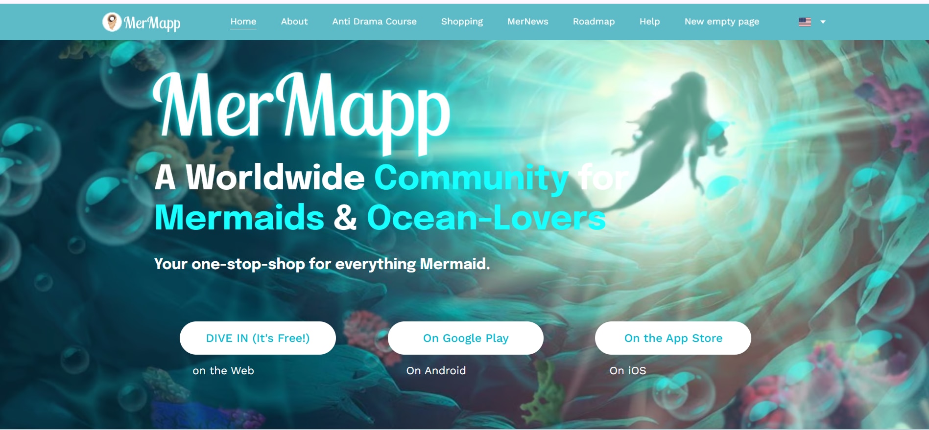 join the mermaid community like MerMapp