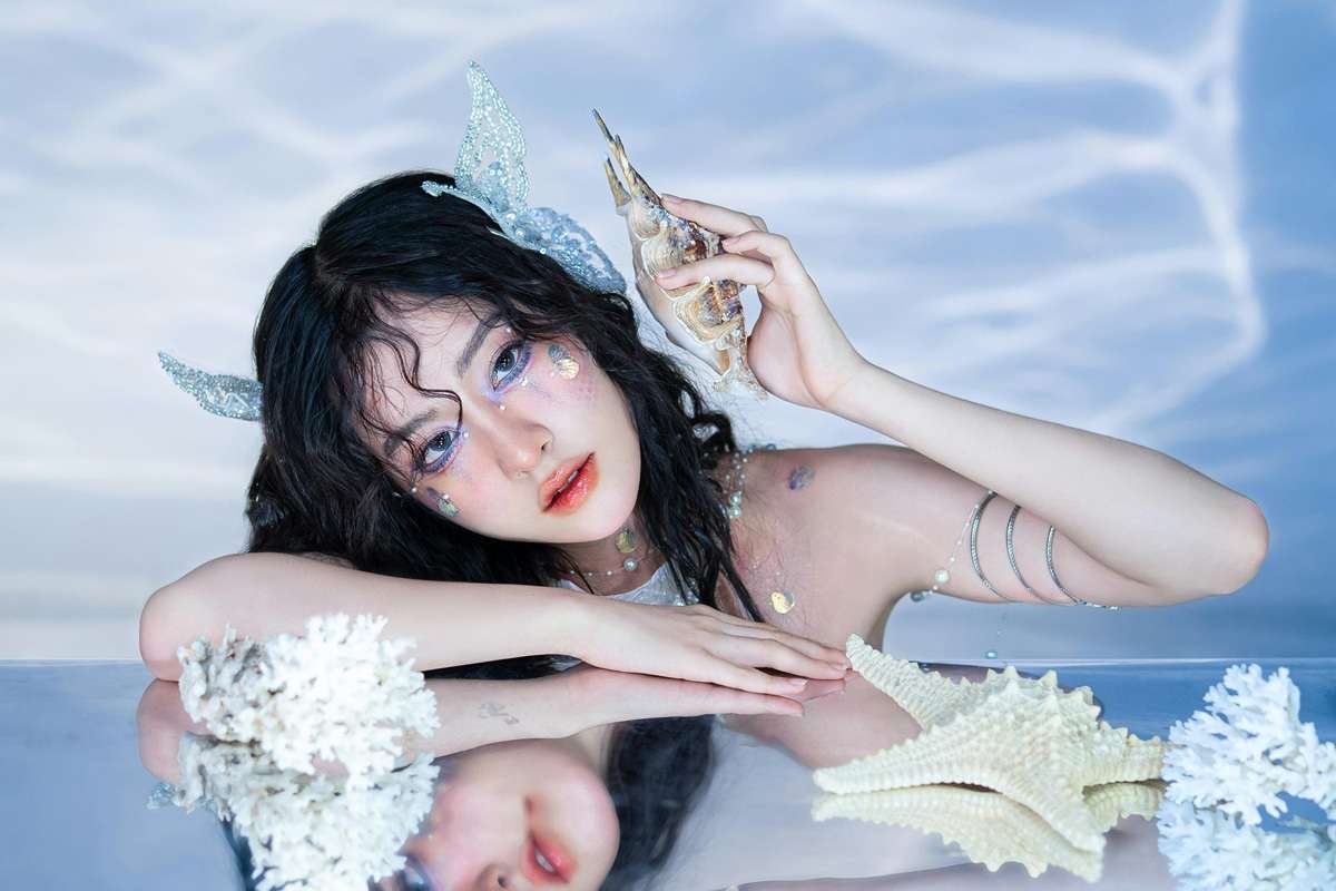 mermaid hair styling