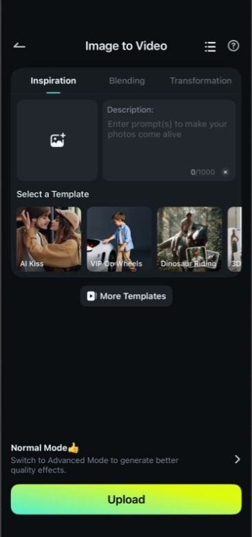 image to video fimora feature