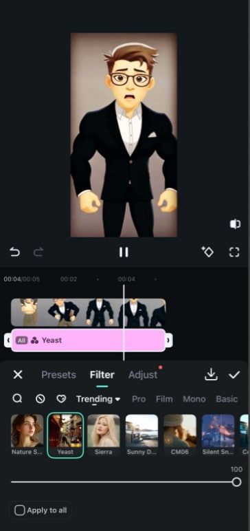enhance creativity with filters in filmora