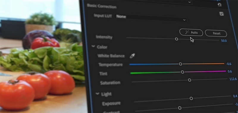 white balance control in premiere pro
