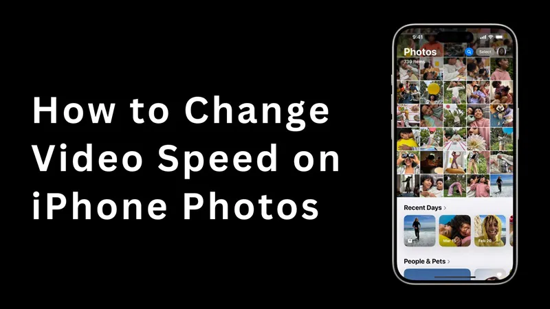 change video speed on iphone photos