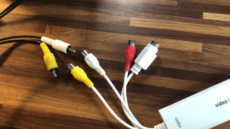 connect vhs cable