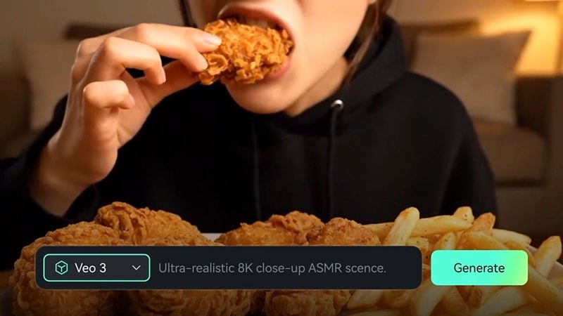 filmora ai text to video feature