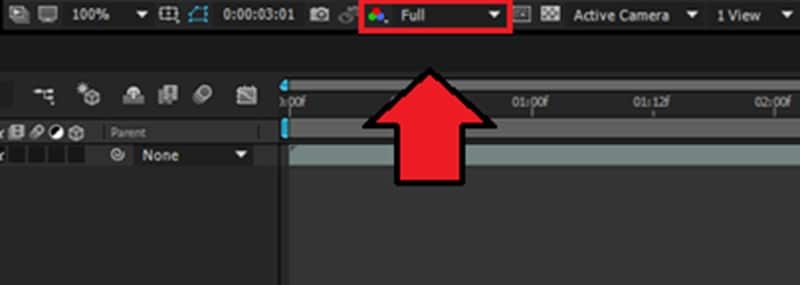 set resolution to full