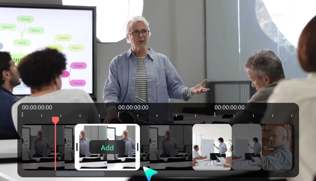create interview intro video with filmora