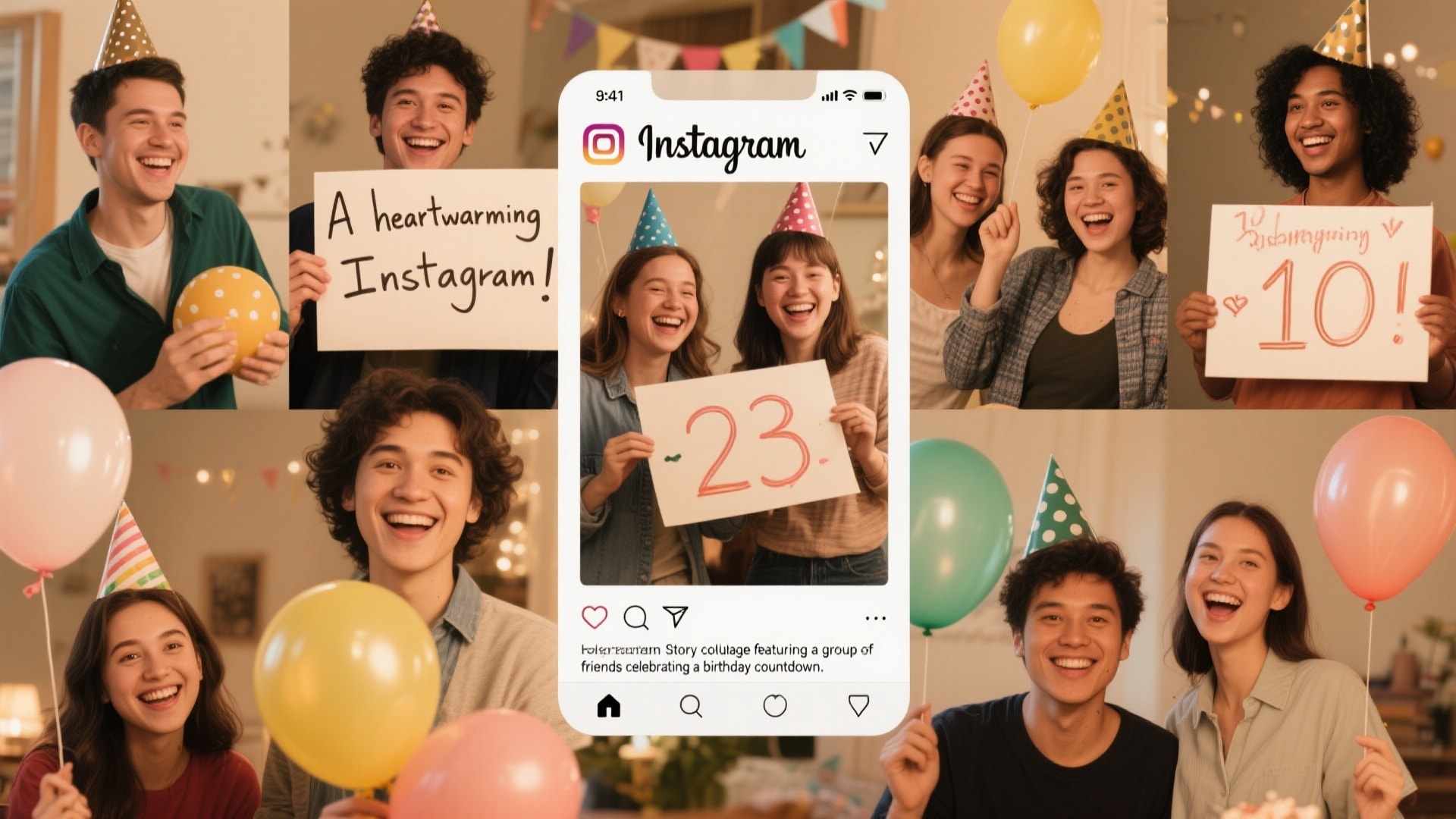 friends takeover birthday countdown