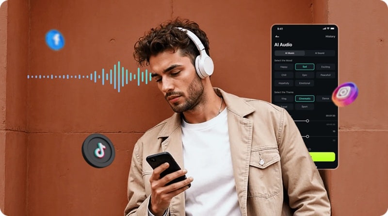 filmora mobile ai audio feature